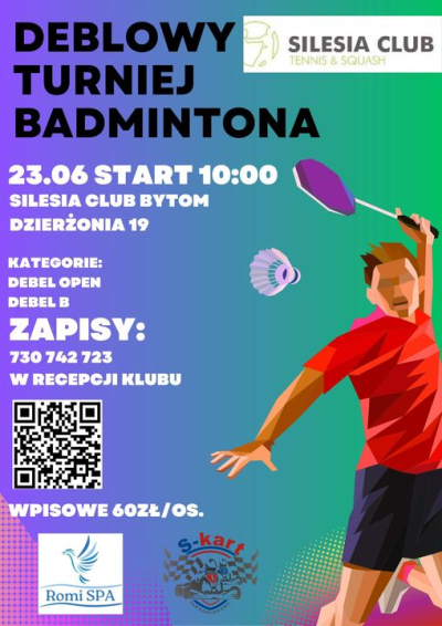 Deblowy Turniej Badmintona 23.06.2024